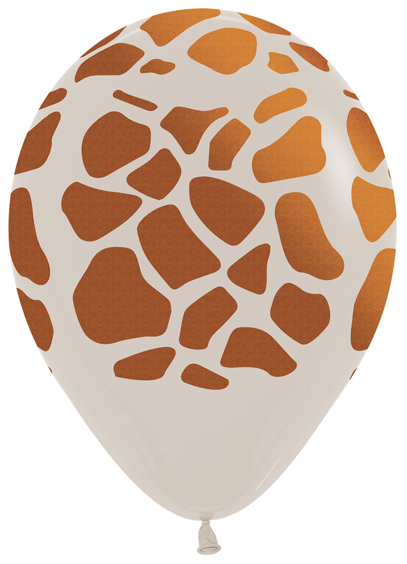 Sempertex 12 inch  - Giraffe - White Sand 071 - Copper Ink