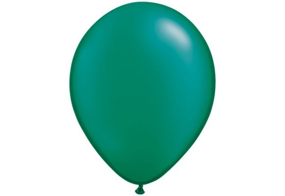 Qualatex 5 inch - Pearl - Emerald Green - 100 Stuks