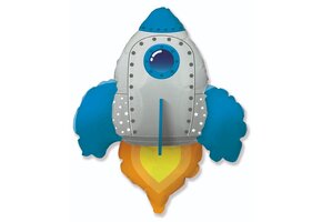 Space Rocket - Blue - 24 inch - Flex