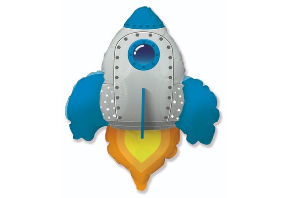 Space Rocket - Blue - 24 inch - Flex