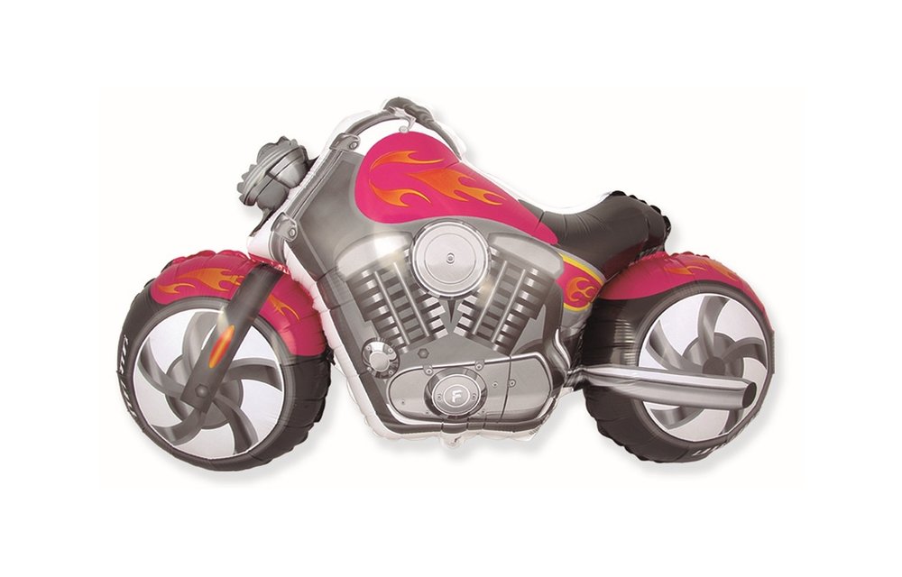 Harley Motorbike - Fuchsia - 24 inch - Flex