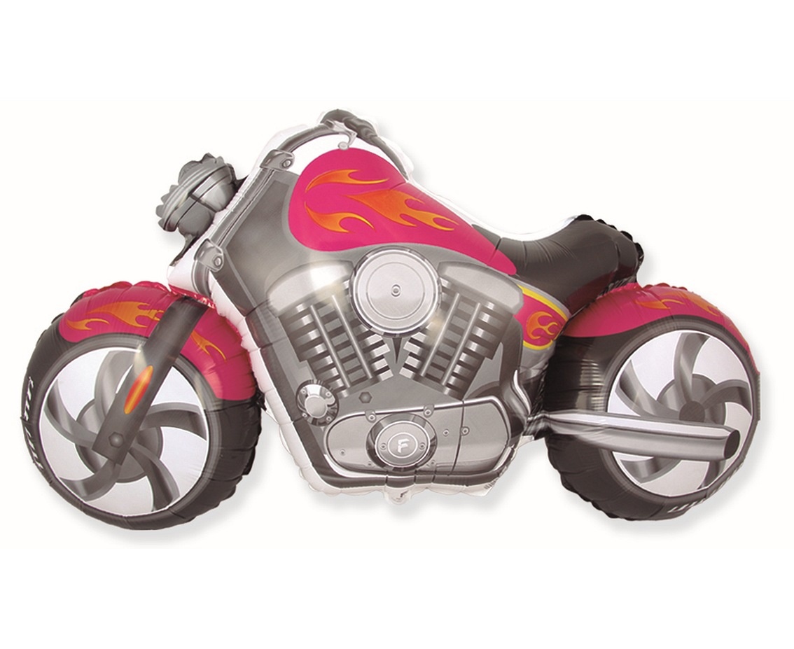 Harley Motorbike - Fuchsia - 24 inch - Flex