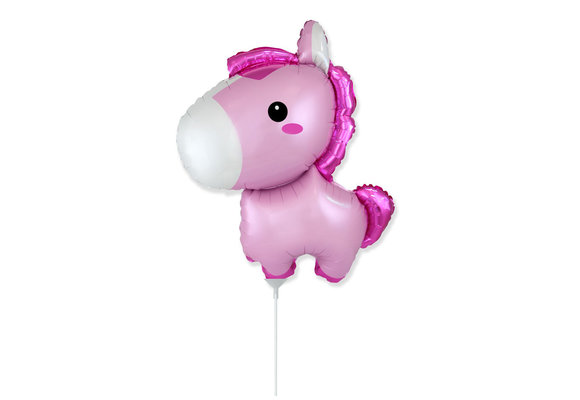 MICROFOIL - Baby Horse - Pink - 14 inch - Flex - Airfilled