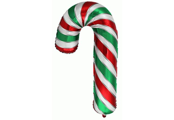 Candy Cane - Red/White/Green - Kerstmis - 24 inch - Flex