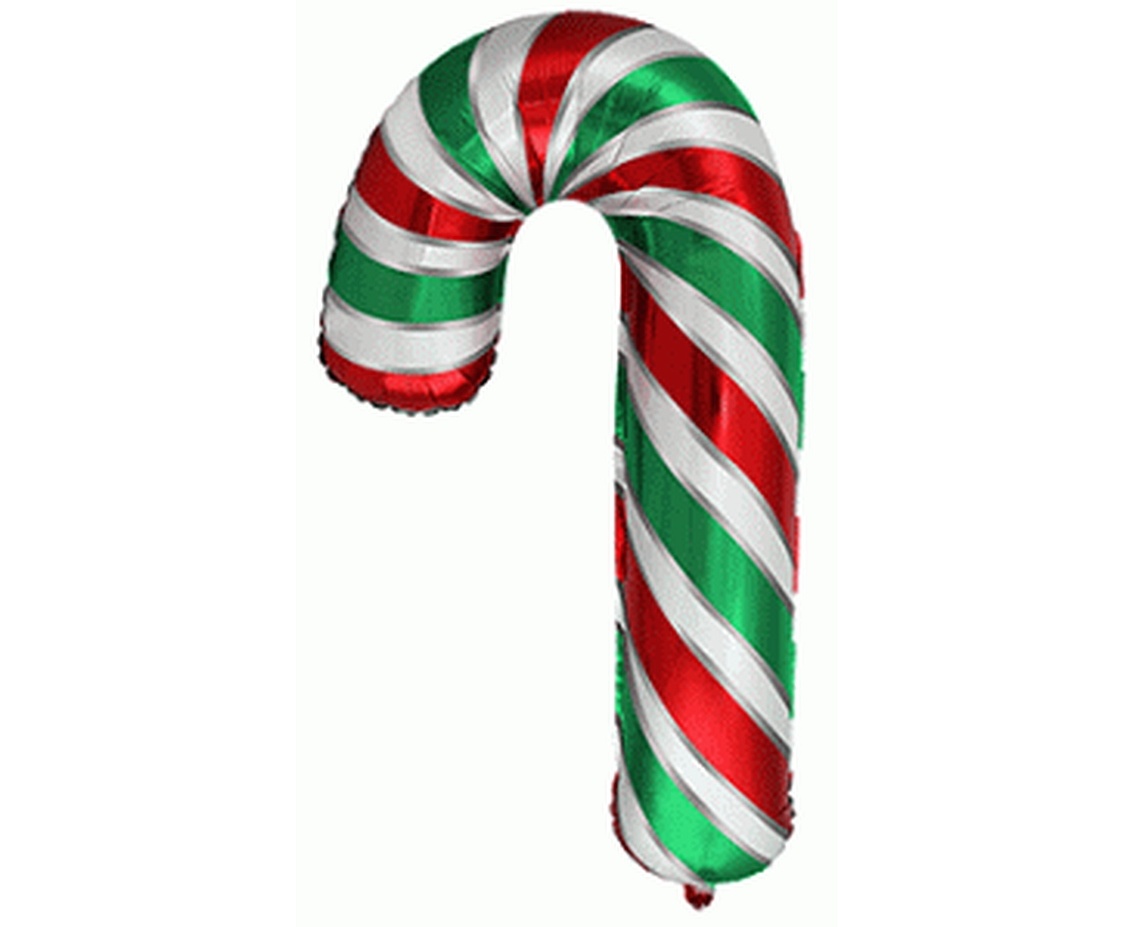 Candy Cane - Red/White/Green - Kerstmis - 24 inch - Flex