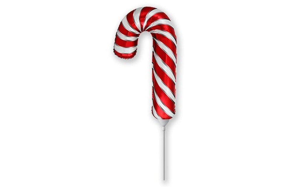 MICROFOIL - Candy Cane - Red/White - Kerstmis - 14 inch - Flex