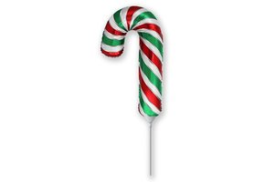 MICROFOIL - Candy Cane - Red/White/Green - Kerstmis - 14 inch - Flex