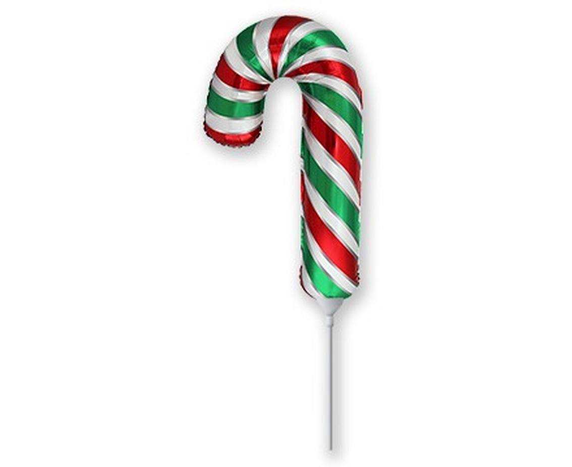 MICROFOIL - Candy Cane - Red/White/Green - Kerstmis - 14 inch - Flex
