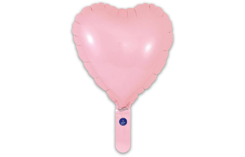 Heart - Matte Pink - 9inch - package 5 count - with valve