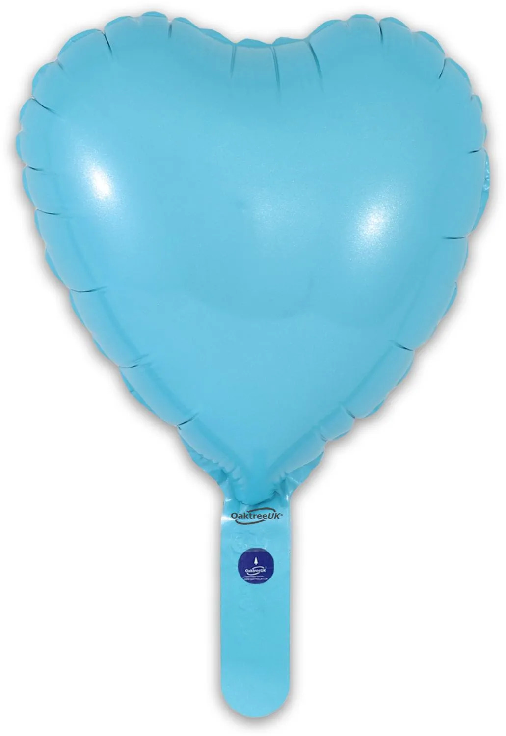 Heart - Matte Blue - 9inch - package 5 count - with valve