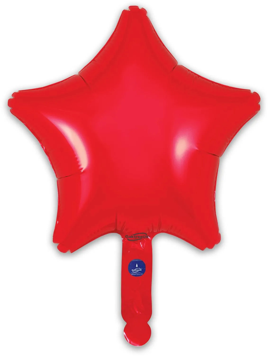 Star - Red - 9inch - verpakt 5stks - zelfsluitend