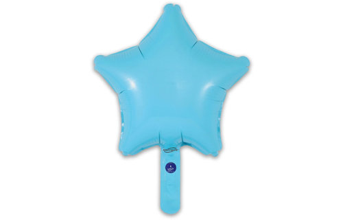 Star - Matte Blue - 9inch - verpakt 5stks - zelfsluitend