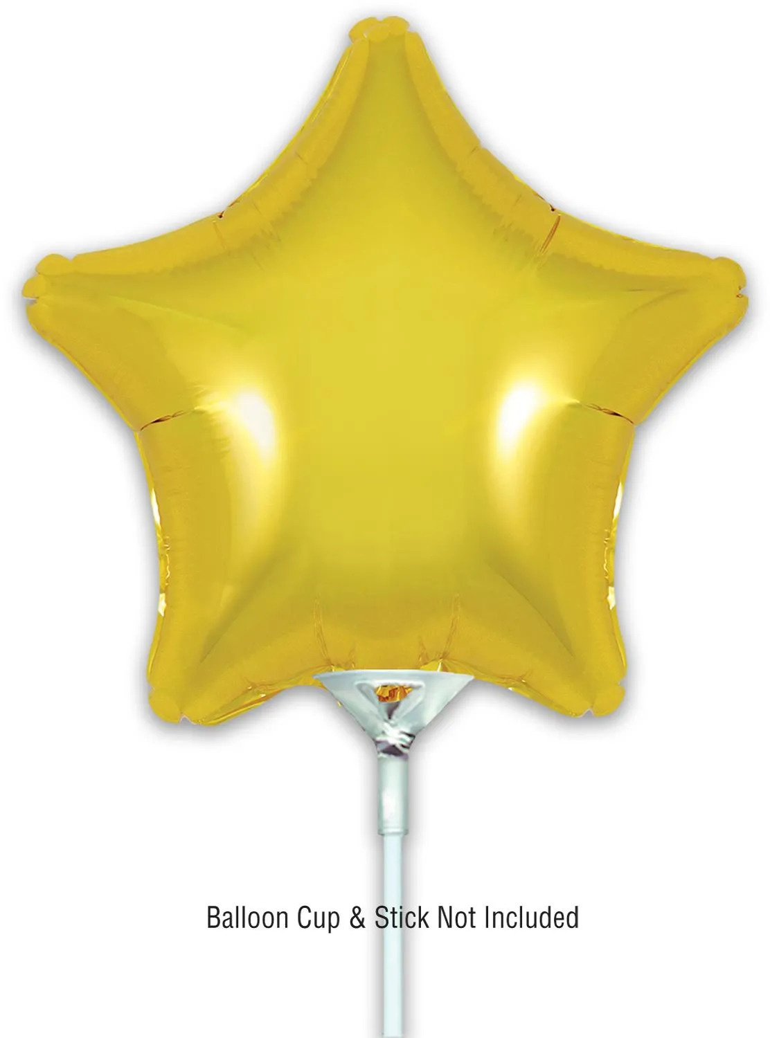 Star - Gold - 9inch - package 5 count - with valve