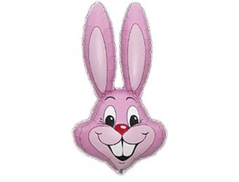 Konijn Hoofd Pink - FX24"/61cm