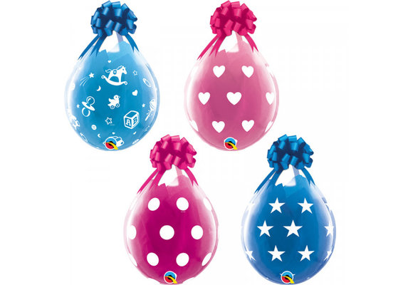 SALE > Qualatex 18 inch -  Stuffer - MIX Everyday Assortment - D.Clear- 25 pcs