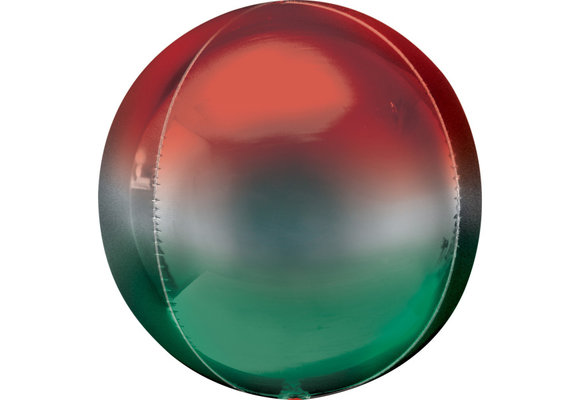 ORBZ - Ombre Red & Green - A38cm x 40cm