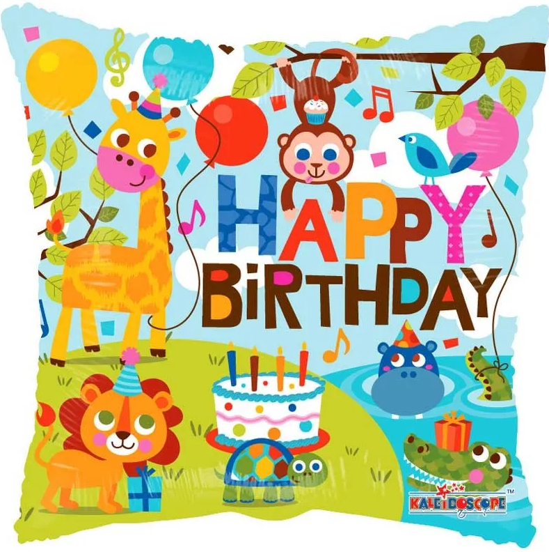 Pillow - Happy Birthday Jungle - K18"