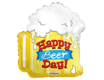 Happy Birthday - Beer Shape - K18"