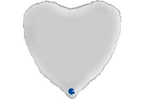 Heart - Satin White - GR36"/91cm
