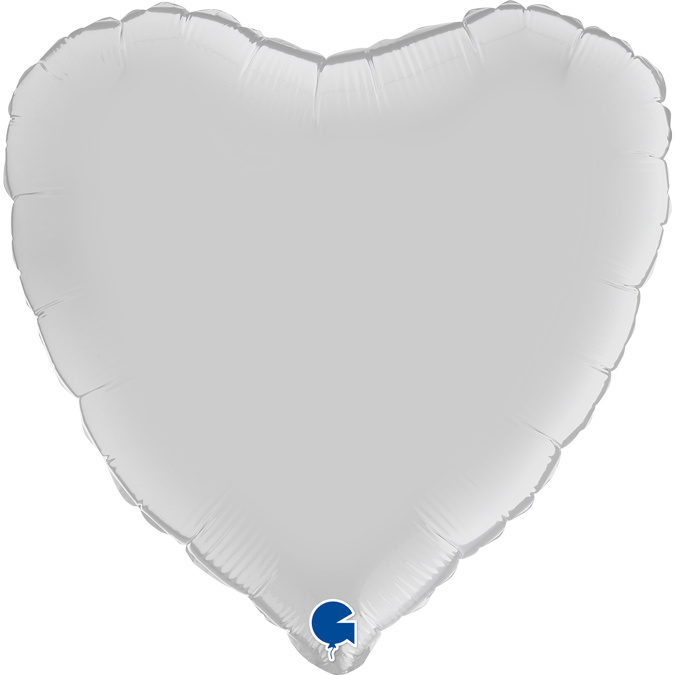 Heart - Satin White - GR36"/91cm