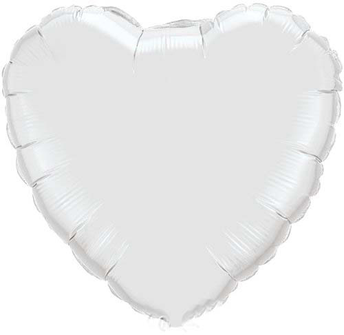 Heart - White - FX32"/82cm