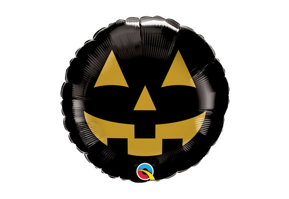 MICRO - Halloween - Jack Face Black - 9 inch - Qualatex