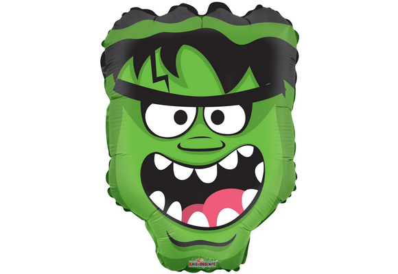 Halloween - Green Monster Head - 18 inch - Kaleidoscope