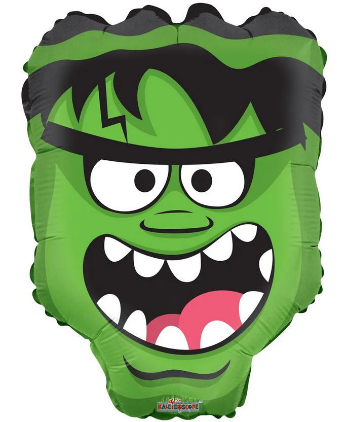 Halloween - Green Monster Head - K18"