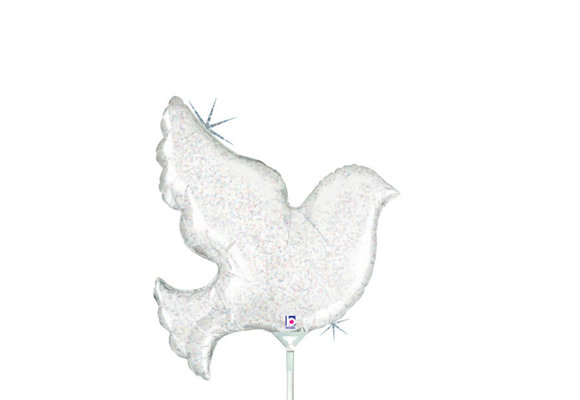 MICRO - White Dove - Holographic - 14 inch - Betallic