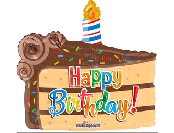 Happy Birthday - Slice Of Cake - K18"