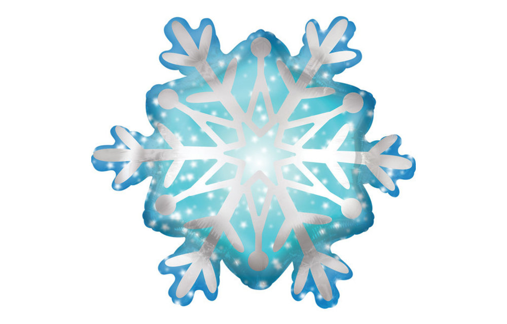 Snowflake Satin Luxe - 68cm x 60cm - Anagram