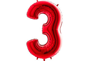 Cijfer Red 3 - 26 inch - Grabo