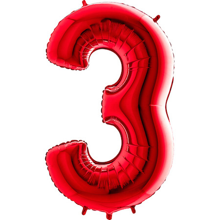 Cijfer Red 3 - 26 inch - Grabo