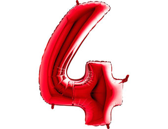Cijfer Red 4 - 26 inch - Grabo