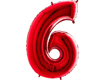 Cijfer Red 6 - 26 inch - Grabo