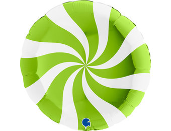 Candy Swirl - Lime Green/White - G36"/90cm