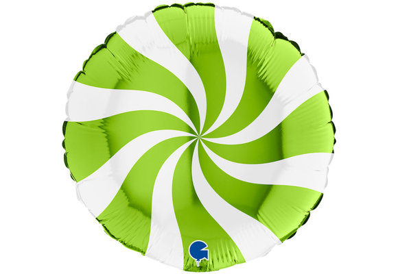 Candy Swirl - LimeGreen - 18 inch - Grabo