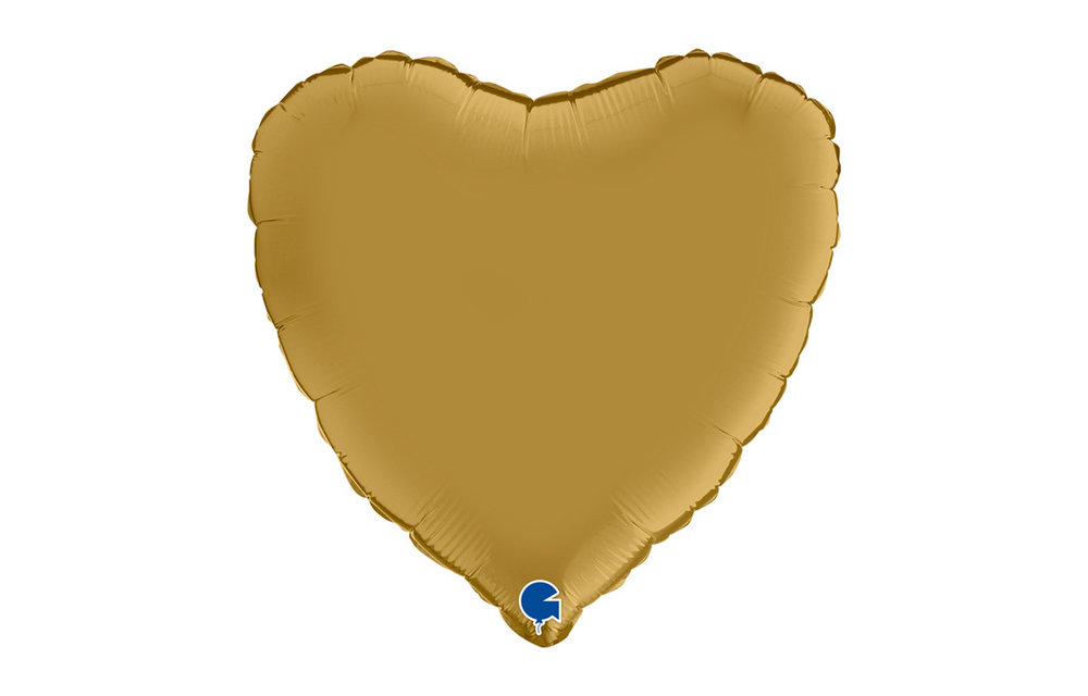 Heart - Satin Gold - 18 inch - Grabo