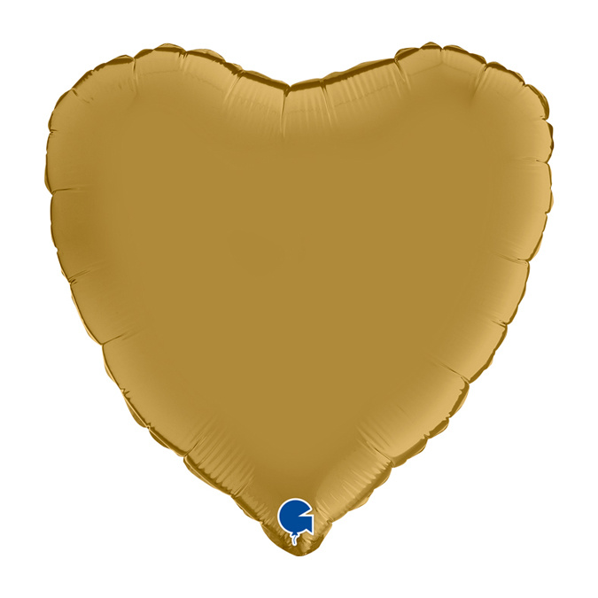 Heart - Satin Gold - 18" - Grabo