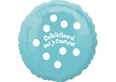 Communie Polka Dots - Light Blue - A18"/45cm