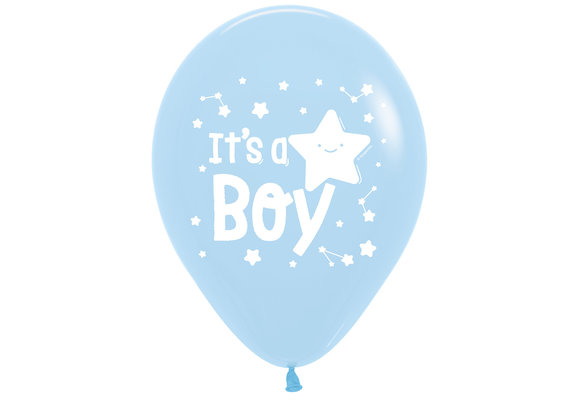 R12 - It's A Boy STAR - Matte Blue 640 - 25 Stuks