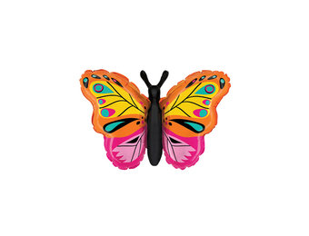 MICROFOIL - Colorful Butterfly - 14 inch - Betallic - Airfilled