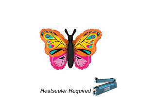 MICROFOIL - Colorful Butterfly - 14 inch - Betallic