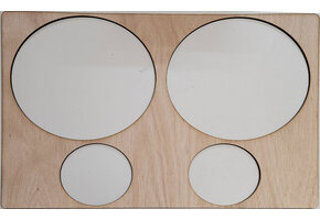 LS - Hout - Sizerplaat - 4 & 10 inch