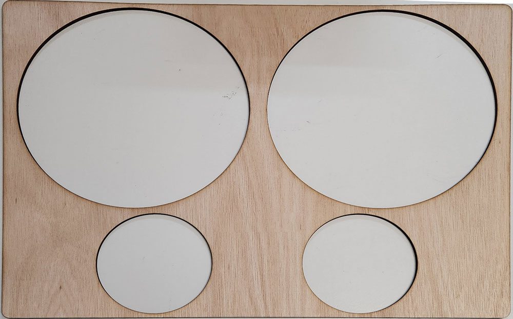 LS - Hout - Sizerplaat - 4 & 10 inch