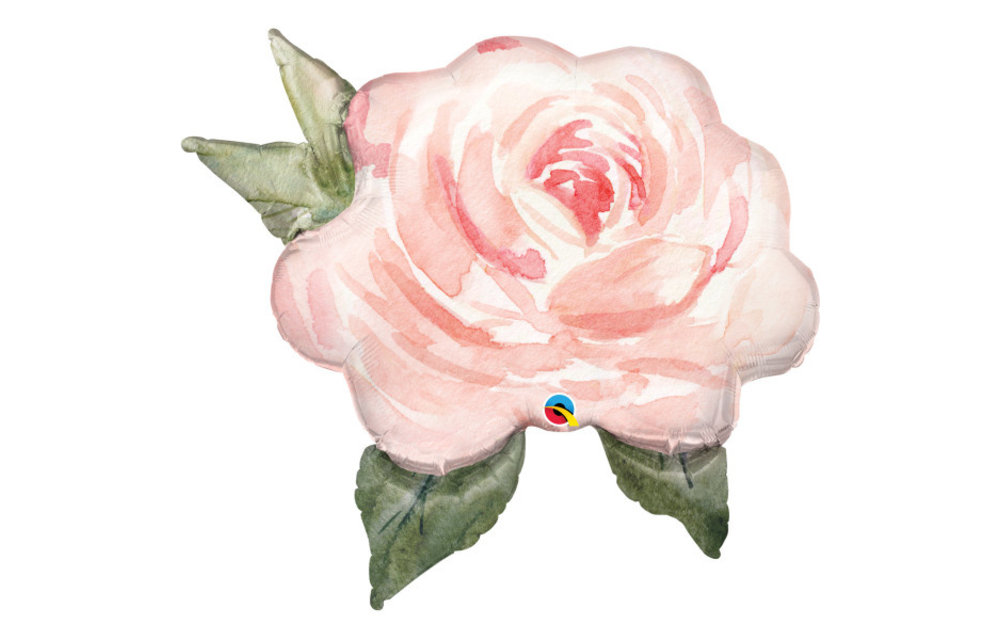 Rose -  Pink Watercolour - 36 inch - Qualatex