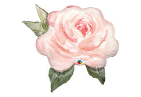 Rose -  Pink Watercolour - 36 inch - Qualatex