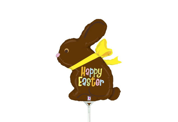 MICROFOIL - Chocolate Easter Bunny - 14 inch - Betallic - Airfilled