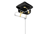 MICROFOIL - Graduation Cap  & Diploma - 14 inch - Anagram