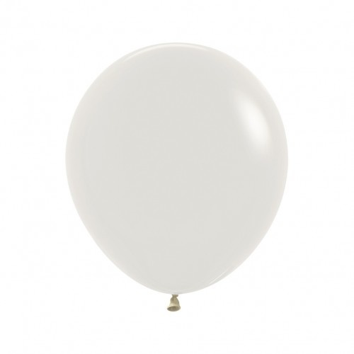 18 inch  Sempertex  Pastel Dusk - Cream 107 - 25 pieces